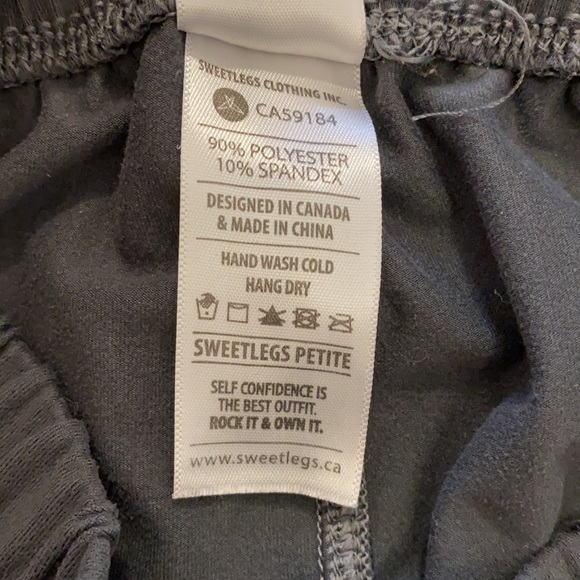 SWEETLEGS Dark Gray Leggings - Picture 3 of 4